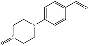Benzaldehyde, 4-(1-oxido-4-thiomorpholinyl)- Structure