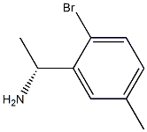 (1R)-1-(2-BROMO-5-METHYLPHENYL)ETHYLAMINE Structure