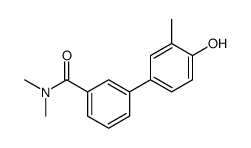 3-(4-hydroxy-3-methylphenyl)-N,N-dimethylbenzamide结构式