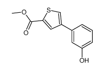 methyl 4-(3-hydroxyphenyl)thiophene-2-carboxylate结构式