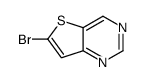 6-溴噻吩并[3,2-d]嘧啶结构式