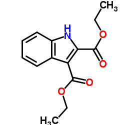 1H-吲哚-2,3-二羧酸二甲酯结构式