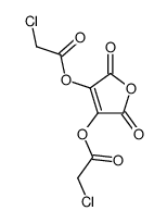 bis-chloroacetoxy-maleic acid anhydride结构式