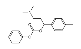 3-(dimethylamino)-1-(p-tolyl)propyl phenyl carbonate结构式