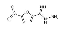 5-NITRO-2-FUROHYDRAZIDEIMIDE结构式