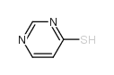 4-嘧啶硫醇结构式