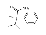 (R)-(-)-3-methyl-2-phenylbutyramide结构式