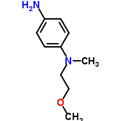 N1-(2-甲氧基乙基)-n1-甲基-1,4-苯二胺结构式