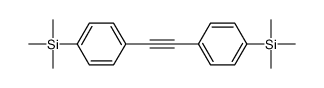 trimethyl-[4-[2-(4-trimethylsilylphenyl)ethynyl]phenyl]silane结构式