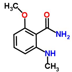 2-Methoxy-6-(methylamino)benzamide结构式
