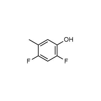 2,4-Difluoro-5-methylphenol Structure