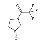 1-(2,2,2-trifluoroacetyl)pyrrolidin-3-one结构式