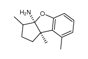 (3aR,8bR)-3,8,8b-trimethyl-2,3,3a,8b-tetrahydro-1H-cyclopenta[b]benzofuran-3a-amine Structure