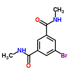 5-Bromo-N,N'-dimethylisophthalamide结构式