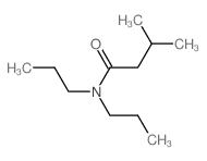 Butanamide,3-methyl-N,N-dipropyl- Structure