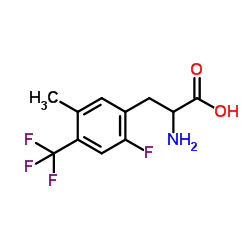 2-Fluoro-5-methyl-4-(trifluoromethyl)phenylalanine结构式