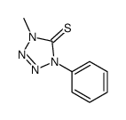 1-methyl-4-phenyltetrazole-5-thione Structure