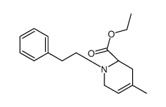 Ethyl (2R)-4-methyl-1-(2-phenylethyl)-1,2,3,6-tetrahydro-2-pyridi necarboxylate Structure