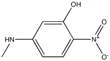5-Methylamino-2-nitro-phenol Structure