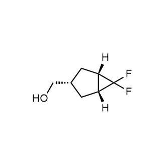 [(1R,3R,5S)-6,6-二氟双环[3.1.0]己-3-基]甲醇结构式