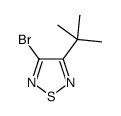 3-bromo-4-tert-butyl-1,2,5-thiadiazole结构式