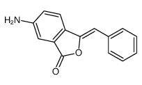 6-amino-3-benzylidene-2-benzofuran-1-one结构式