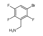 (3-Bromo-2,5,6-Trifluorophenyl)Methanamine结构式