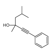 3,5-dimethyl-1-phenylhex-1-yn-3-ol Structure