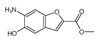 2-Benzofurancarboxylicacid,6-amino-5-hydroxy-,methylester(9CI)结构式
