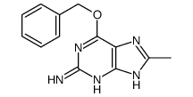 8-methyl-6-phenylmethoxy-7H-purin-2-amine结构式