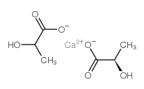 calcium (R)-2-hydroxypropionate结构式