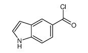 1H-吲哚-5-羰酰氯结构式