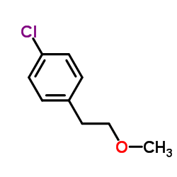 1-Chloro-4-(2-methoxyethyl)benzene Structure