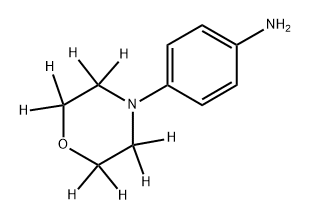 4-Morpholinoaniline-d8结构式