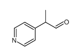 4-Pyridineacetaldehyde,alpha-methyl-(9CI) structure