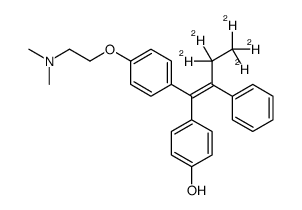 (Z)-4-Hydroxy Tamoxifen-d5 structure