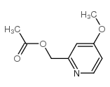 ACETIC ACID 4-METHOXY-PYRIDIN-2-YLMETHYL ESTER Structure