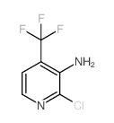 3-氨基-2-氯-4-(三氟甲基)吡啶结构式
