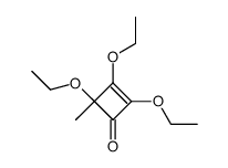 2-Cyclobuten-1-one,2,3,4-triethoxy-4-methyl-(9CI) structure