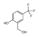 2-(Hydroxymethyl)-4-(trifluoromethyl)phenol结构式
