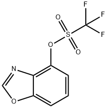 benzo[d]oxazol-4-yl trifluoromethanesulfonate Structure