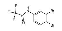 3,4-dibromo-(trifluoroacetamido)benzene Structure