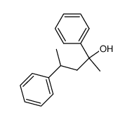 threo-2,4-Diphenyl-pentanol-(2) Structure
