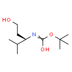 Boc-(S)-3-amino-4-methylpentan-1-ol structure