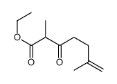 ethyl 2,6-dimethyl-3-oxohept-6-enoate结构式