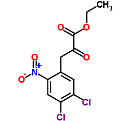 Ethyl 3-(4,5-dichloro-2-nitrophenyl)-2-oxopropanoate Structure