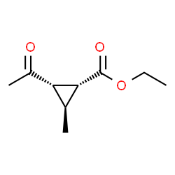 Cyclopropanecarboxylic acid, 2-acetyl-3-methyl-, ethyl ester, (1alpha,2alpha,3beta)- (9CI) Structure