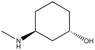 (1S,3S)-3-Methylamino-cyclohexanol Structure