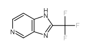 2-三氟甲基-3H-咪唑并[4,5-c]吡啶结构式