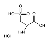 (2R)-2-amino-3-sulfopropanoic acid,hydrochloride结构式
